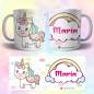 Taza Unicornio personalizada Mod. 1 Plástico