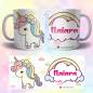 Taza Unicornio personalizada Mod. 2 Plástico