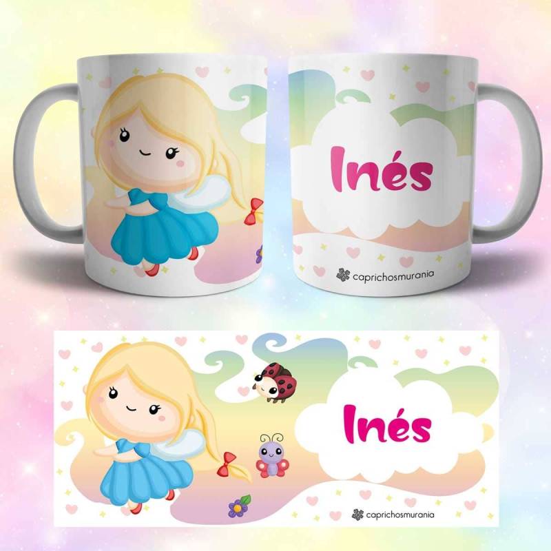 Taza Hada personalizada Mod. 2 Plástico