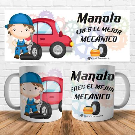 Taza de mecánico personalizada - Regalos para mecánicos