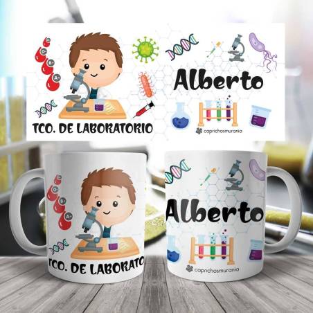 Regalos para técnico de laboratorio - Taza Técnico de laboratorio personalizada