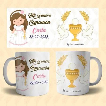 Taza de Comunión Niña personalizada - Regalos para Comuniones