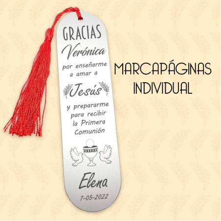 Marcapáginas catequista personalizado (Individual)