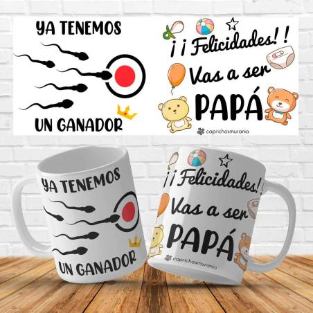 Taza Futuro Papá - Ya tenemos ganador - Regalos para futuros papás