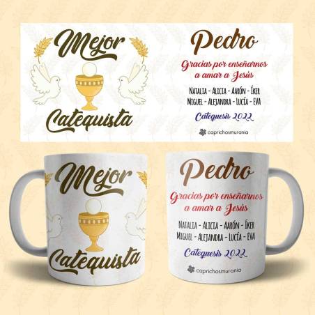 Taza Catequista personalizada - Regalos para catequistas