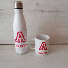 Taza personalizada con Inicial y Nombre