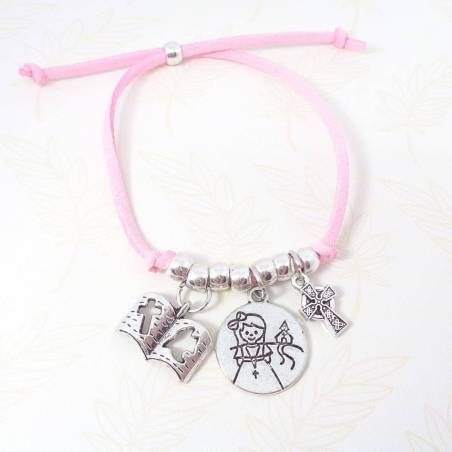 Pulsera comunión niña para regalo de invitados.