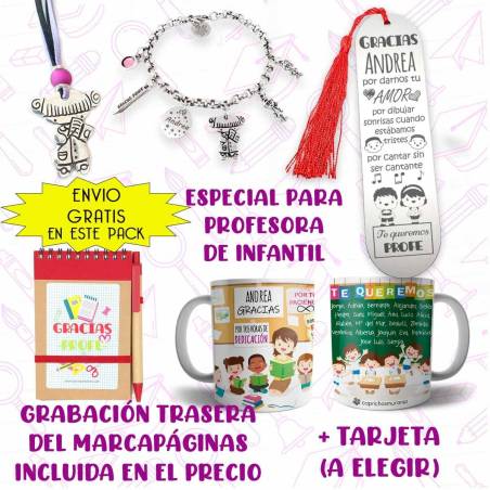 Pack regalo para profesora de infantil