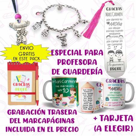 Pack Regalo para Profesora de guardería - Regalos para profesores