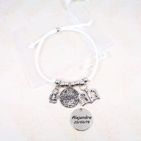 Pulsera comunión personalizada regalo para invitados