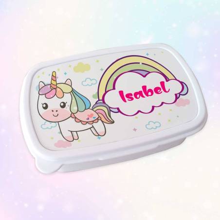 Fiambrera Unicornio personalizada