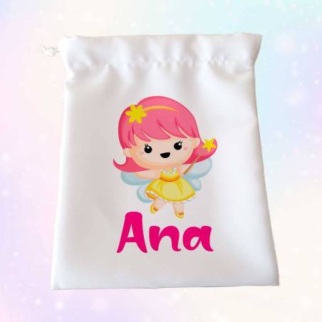 Bolsa Merienda Personalizada Hada