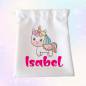 Bolsa Merienda Personalizada Unicornio