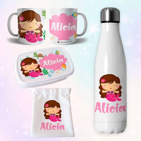 SuperPack Vuelta al cole Sirena personalizado