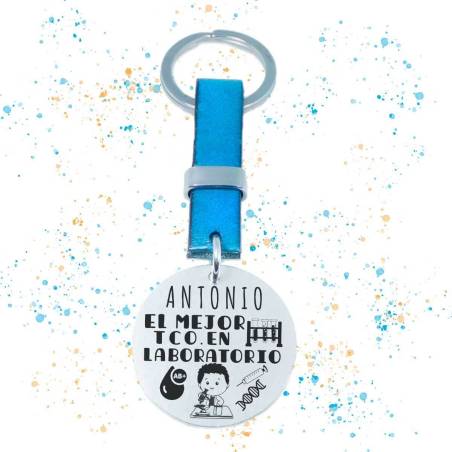 Llavero Técnico de laboratorio personalizado - Regalos para técnicos de laboratorio