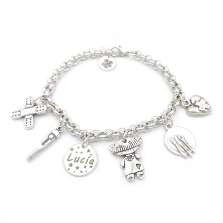 Pulsera Auxiliar de Enfermería personalizada - TCAE