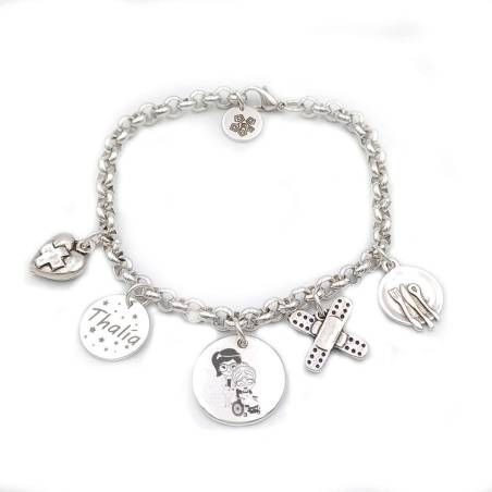 Pulsera Geriatría personalizada - Regalos para auxiliares de geriatría