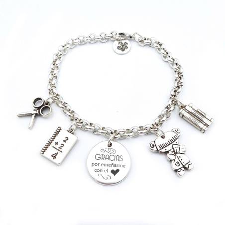 Pulsera personalizada para profesora