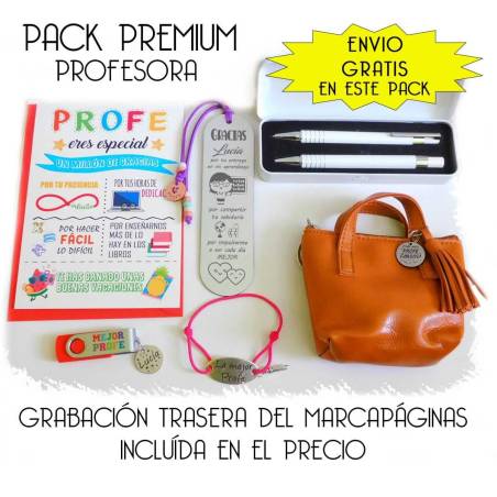 Regalos para profesoras personalizados - Pack Premium para profesora