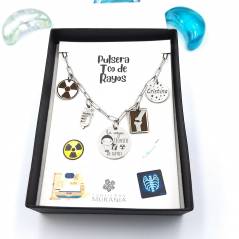 Pulsera de técnico en rayos personalizada en acero inoxidable