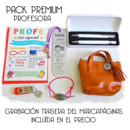 Regalos para profesoras personalizados - Pack Premium para profesora