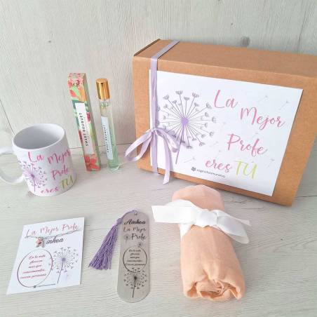 Pack Regalos para profesores - Pack La Mejor Profe eres Tú personalizado