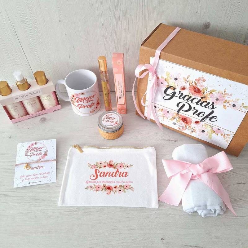 Pack Regalo Mejor Profe Rosa Pack Regalo Mejor Profe Rosa