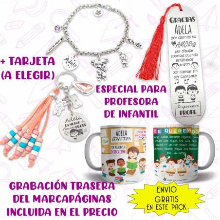 Pack regalo para profesora de infantil