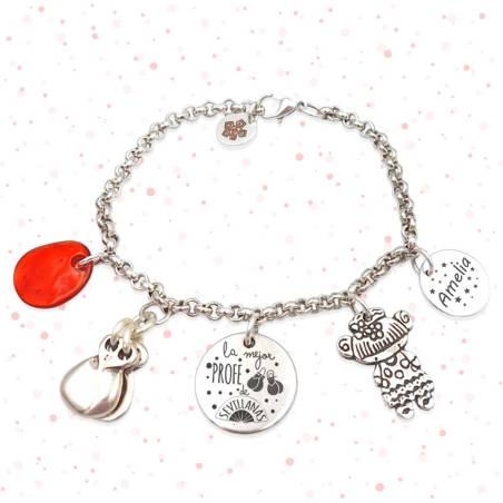 Pulsera profesora de sevillanas