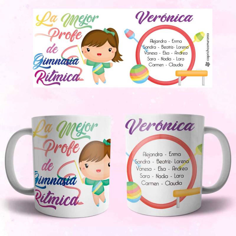 Taza Profesora de Gimnasia Rítmica personalizada Taza Profesora de Gimnasia Rítmica personalizada