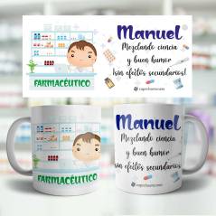 Taza de farmacéutico personalizada