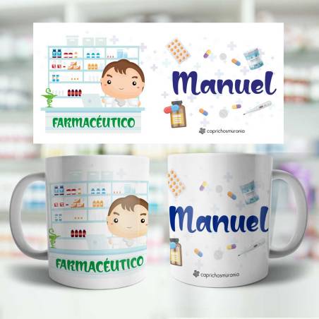 Taza Farmacéutico personalizada