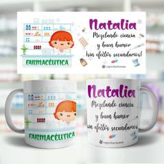 Taza para farmacéutica personalizada