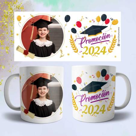 Regalos para graduación - Taza graduación con foto