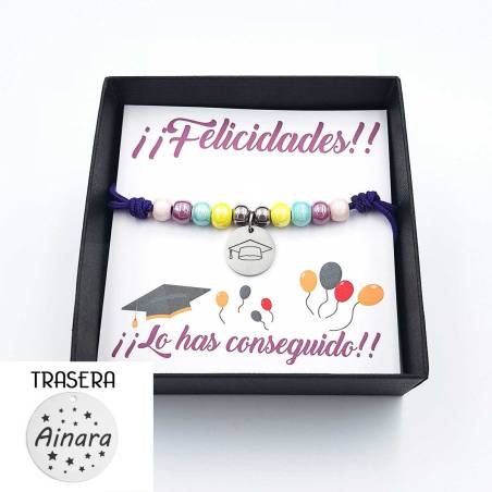 Pulsera elástica graduación personalizada