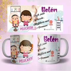 Taza Peluquera personalizada - Regalos para peluqueras
