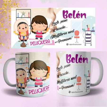 Taza Peluquera personalizada - Regalos para peluqueras