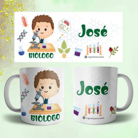 Taza Biólogo personalizada