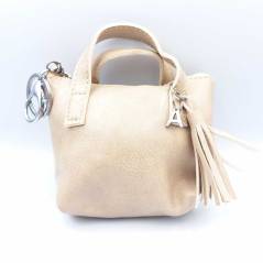 Monedero con Inicial (Beige)