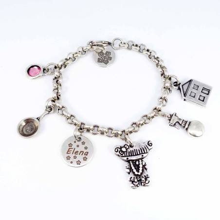 Pulsera profesiones Ama de casa personalizada