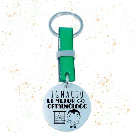 Llavero Oftalmólogo personalizado - Regalos para Oftalmólogos