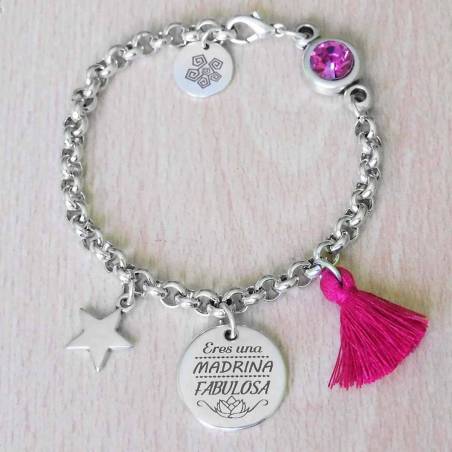 Pulsera Madrina personalizada