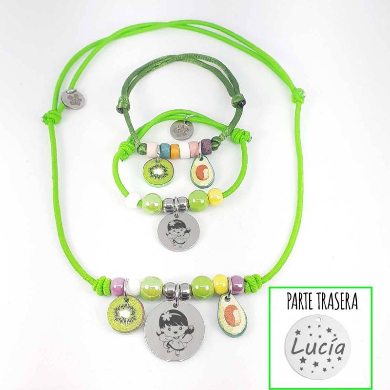 Conjunto verde con Hada (acero)