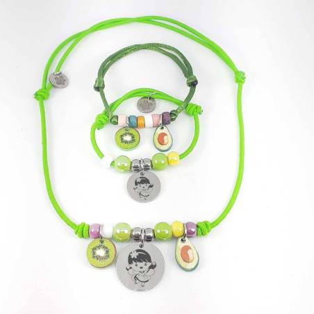 Conjunto verde con Hada (acero)