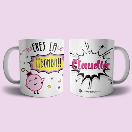 Taza Eres la bomba - Regalos para amigas personalizadas